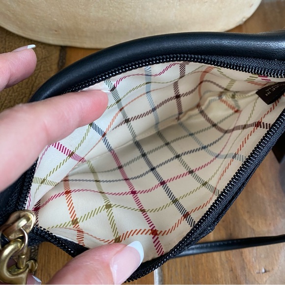 Coach Bleeker Black Signature Canvas Tattersall Lined Clutch Wristlet - Picture 4 of 11